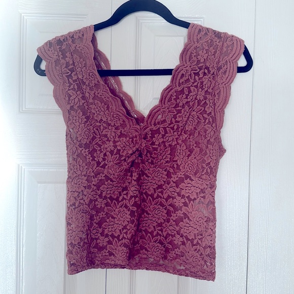 Sheer Lace Top - Picture 3 of 6